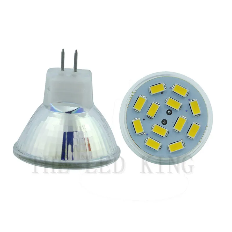 1- 10 шт. Новая Мощная лампада MR11 GU4 5730SMD 6 Вт 9 12 с регулируемой яркостью Led Cob