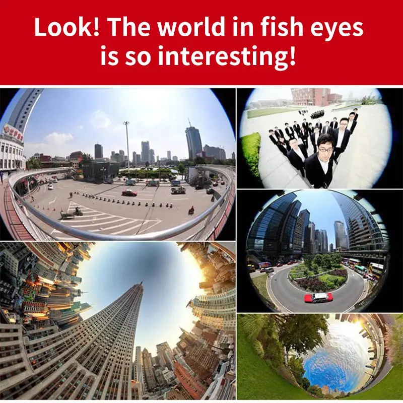 3 в 1 широкоугольный объектив рыбий глаз | Мобильные телефоны и аксессуары