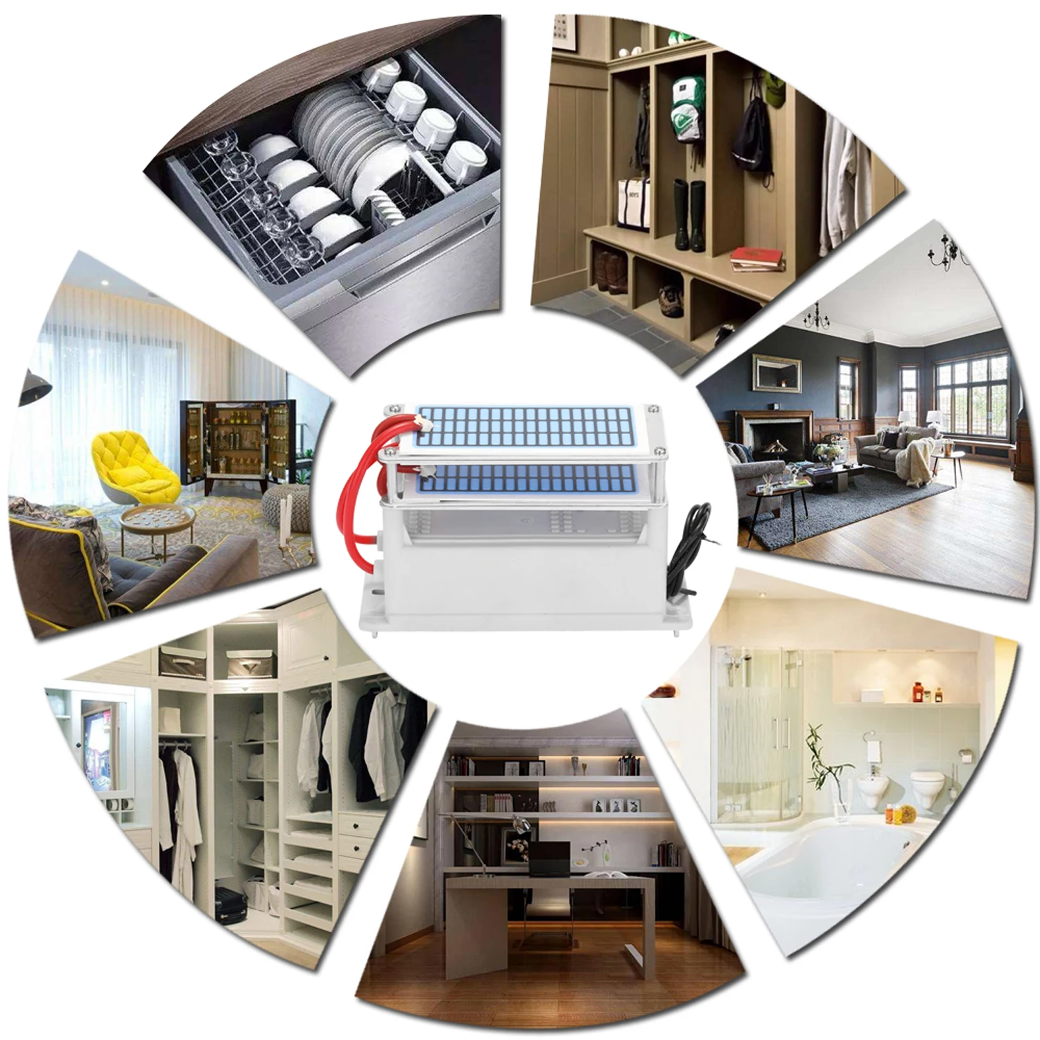 Портативный Керамика генератор озона машина 28 Гц/ч долгий срок службы воздуха