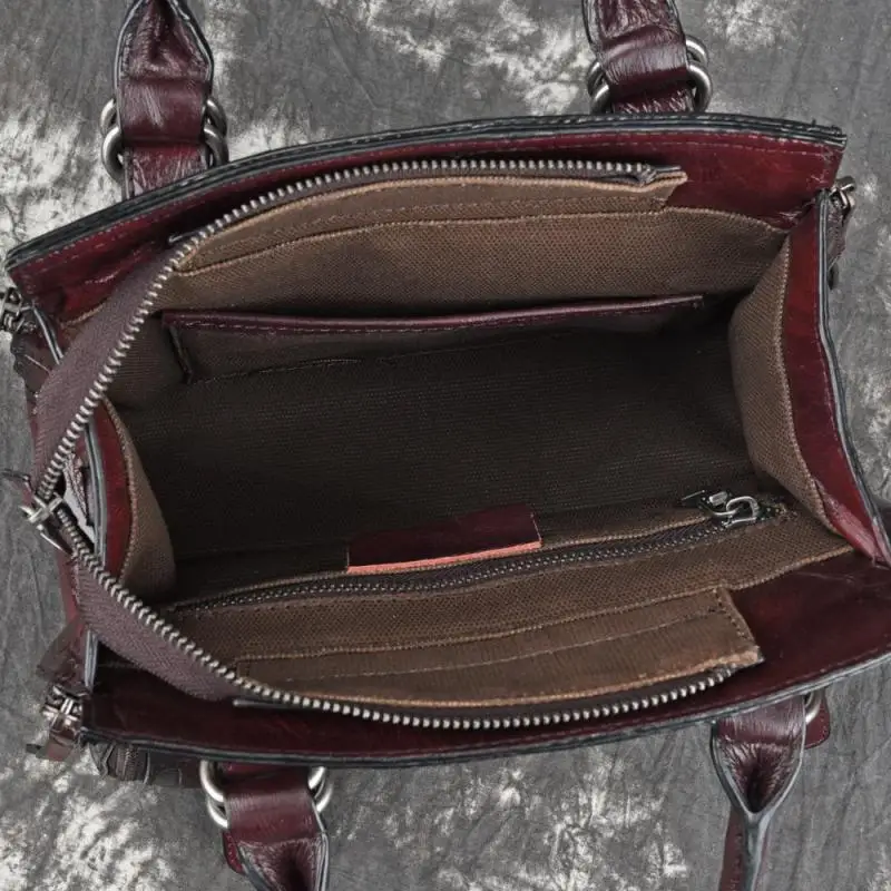 

Bestform Vintage Genuine Leather Alligator Luxury Handbags Women Bag 2021 New Leisure Large Capacity Shoulder & Crossbody Bags