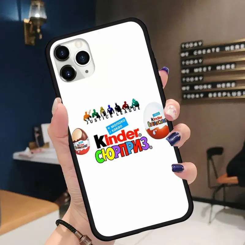 

cute Trolly egg KINDER JOY Surprise Phone Case for iPhone 11 12 pro XS MAX 8 7 6 6S Plus X 5S SE 2020 XR Soft silicone