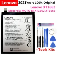original bl265 3000mah battery for lenovo xt1662 for motorola moto m xt1662 xt1663 mobile phone battery gift tools stickers
