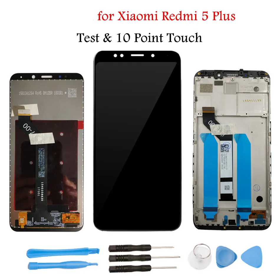 ЖК дисплей 5 99 дюйма для Xiaomi Redmi Plus сенсорный экран с рамкой в сборе Redmi5 сенсорные