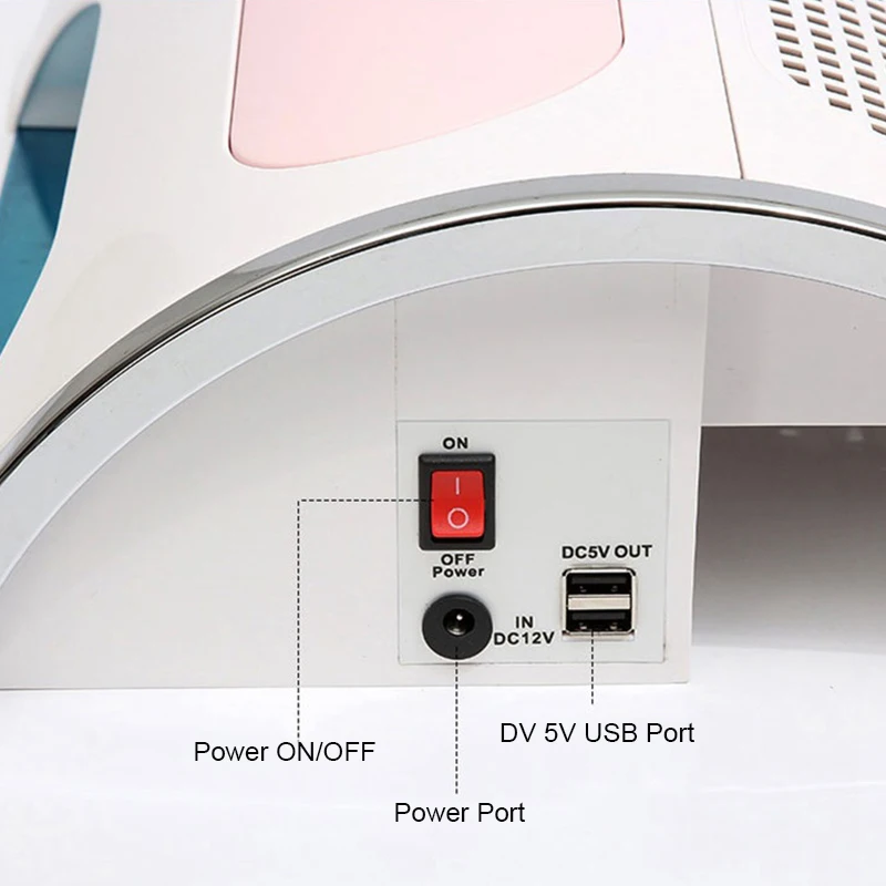 5 in 1 Nail Polishing Machine 30000RPM 18W Nail Dust Vacuum Cleaner 72W LED UV Lamp Manicure Machine ELectric Nail Drill