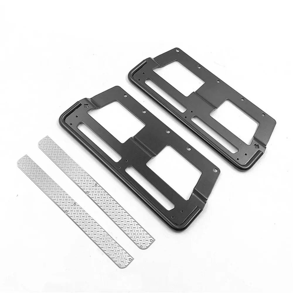 

1pair Durable Metal Side Pedal Plate Step Sliders for BRX01 LC70 RC Crawler Car Accessories Parts