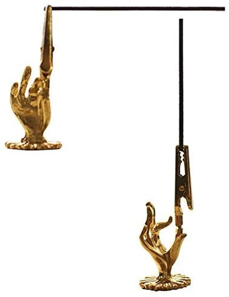 Ладан n Wish держатель для ладана аксессуары Золотая латунь бронза кукурбит палка