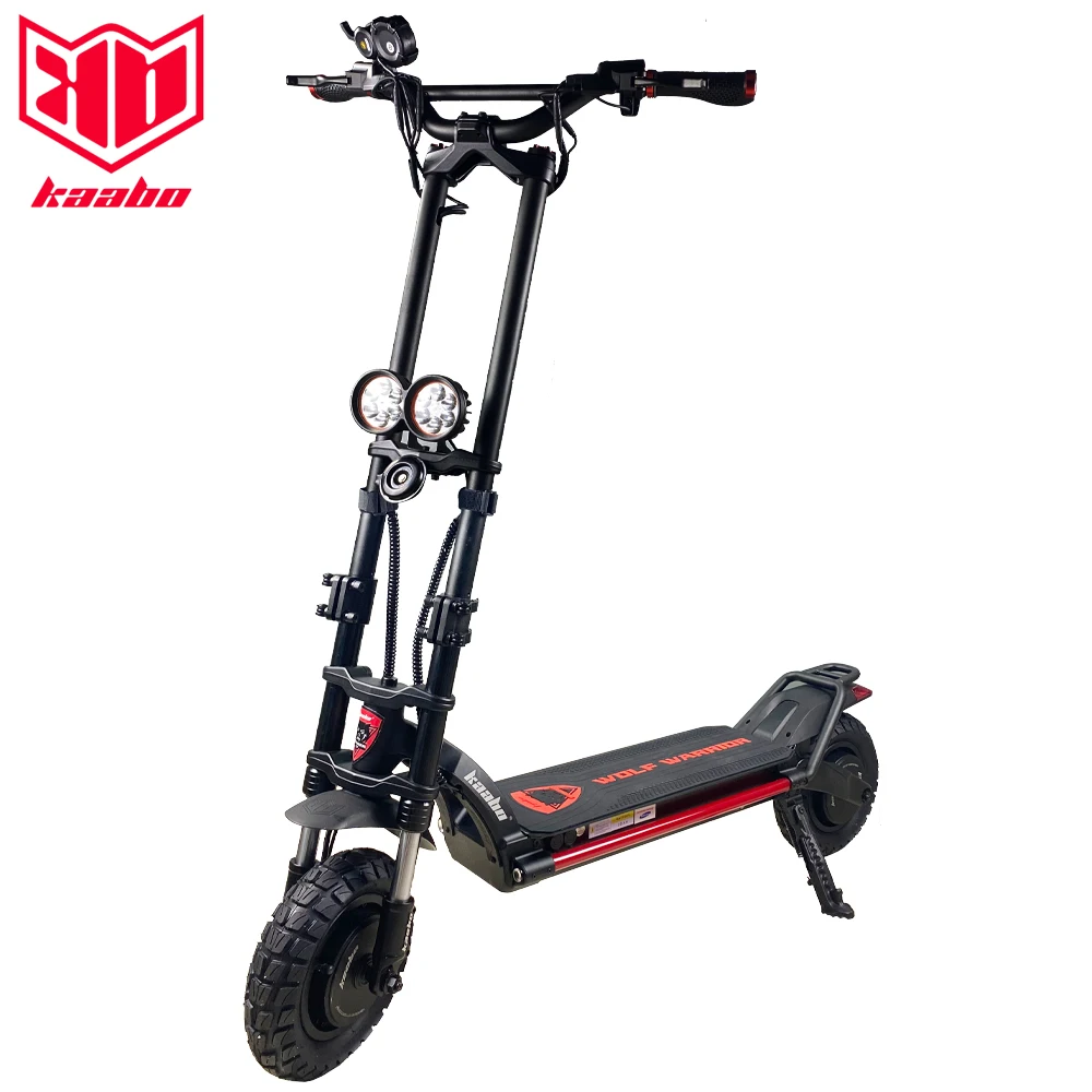 Оригинальный складной электрический скутер Kaabo Wolf Warrior X 10 дюймов 60 в 28 Ач