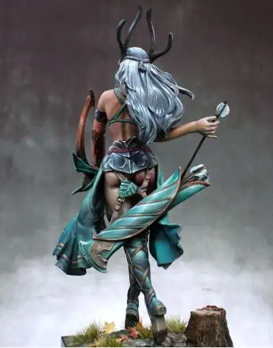 Набор для сборки модели из смолы фигурка женщины-воина 1/24 | Игрушки и хобби