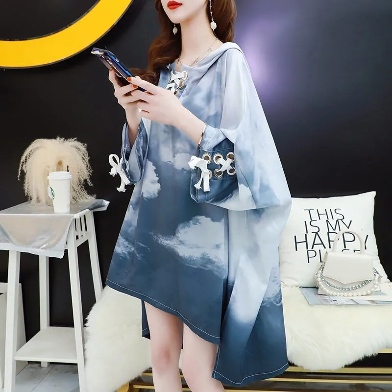

2021 New Spring Thin Sweatshirts For Women Plus Size Streetwear Women's Hoodies Round Neck Female Pullover