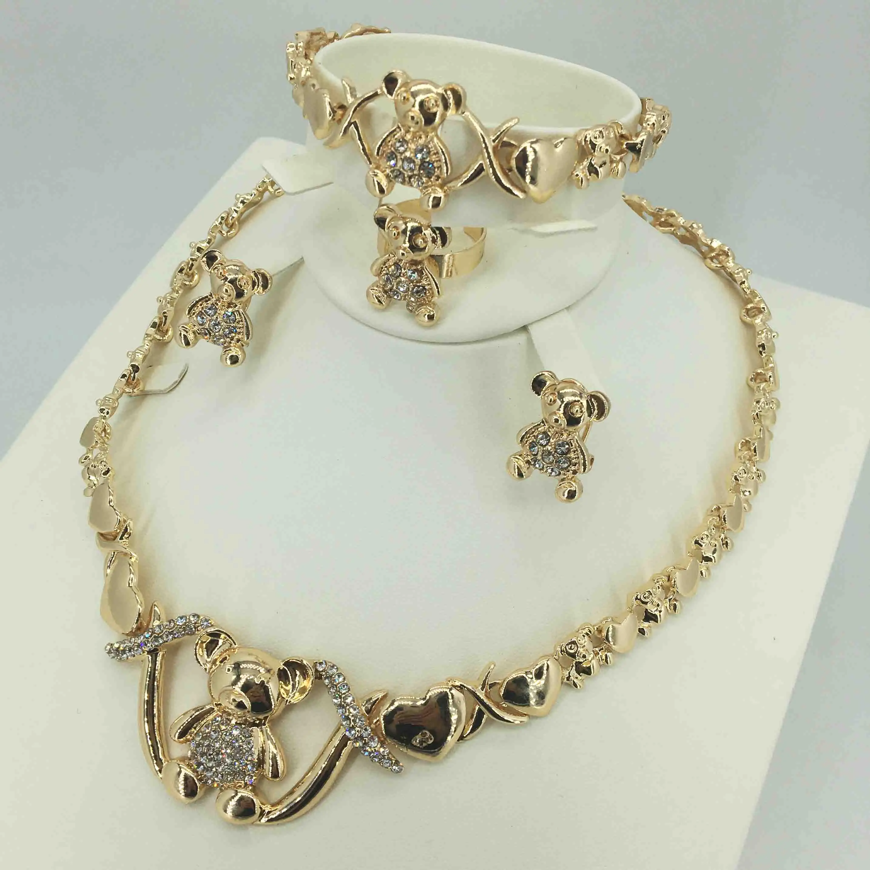 Нигерийская Мода Ювелирные наборы для женщин свадебный цветок африканские бусы