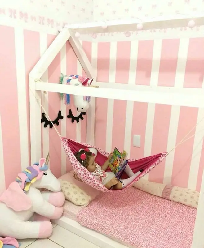 Imbaby детский коврик для новорожденных, безопасная Съемная детская люлька, эластичный коврик с регулируемой сеткой