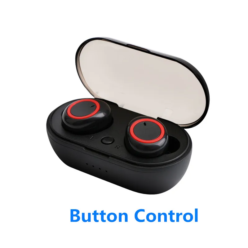 black without pack M2 TWS Bluetooth 5,0 наушники сенсорное управление беспроводные наушники Бас-гарнитура для Xiaomi iPhone samsung iPad телефон наушники - Цвет: black without pack