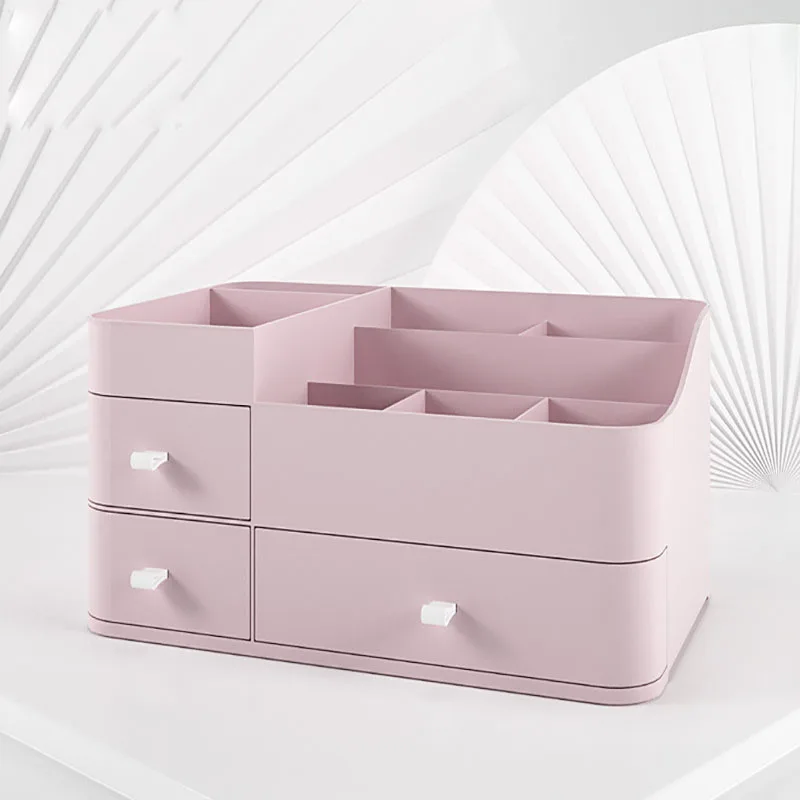 Large Capacity Makeup drawer Organizer Shelf Cosmetic Storage Box Jewelry Nail Polish Container Desktop Sundries | Дом и сад