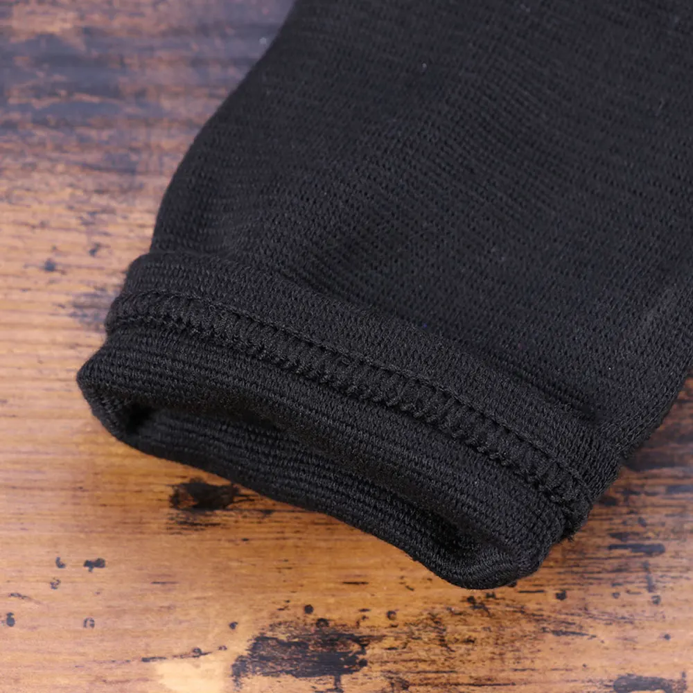 

Knee Pad Tight Non-Falling Sponge Sleeves Breathable Flexible Elastic Support Protector Cover(a Pair of Black Knee Pad, XS)