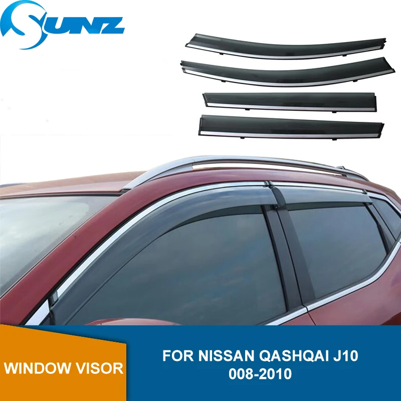 Боковых окон для Nissan Qashqai J10 2008 2009 2010 2011 2012 2013 2014 2015 дым Защита от солнца Дождь