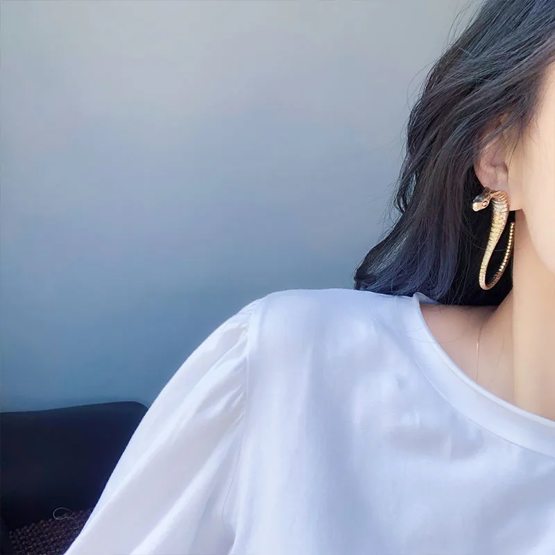 Новая мода 3 шт./компл. ожерелье серьги форма змеи ювелирные наборы для женщин в