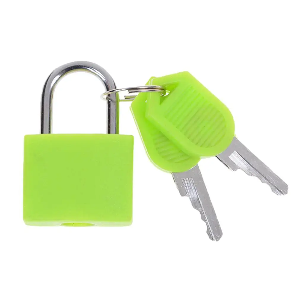 

Durable Steel Padlock Suitcase Small Box Tiny Keyed Lock With 2 Keys