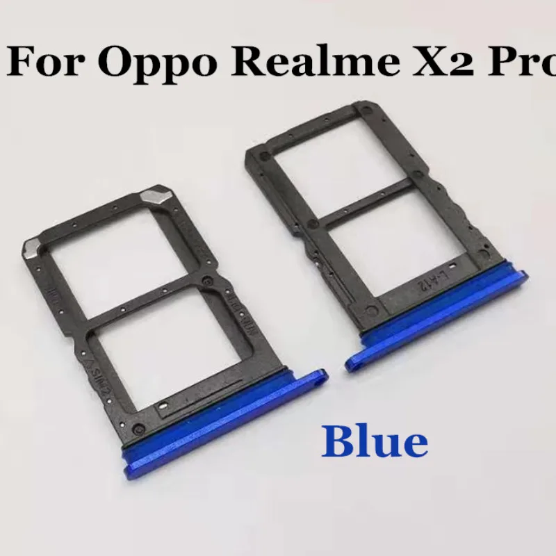 Оригинальный лоток для Sim-карты Oppo realme X2 x2 pro + держатель гнезда адаптер карты Micro SD