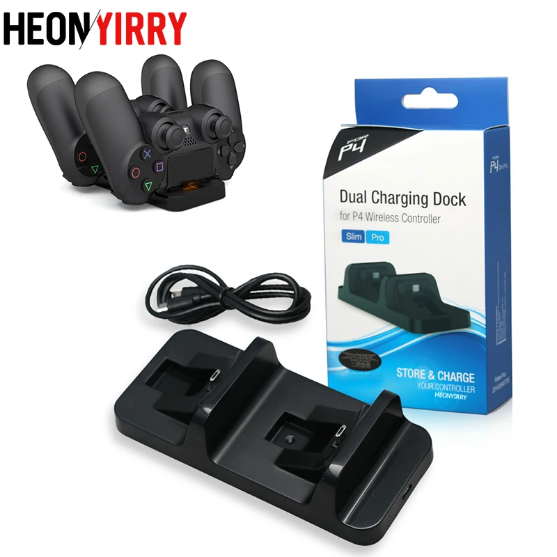 Зарядная док станция для игровых контроллеров Ps4 USB зарядка Sony подставка консоль