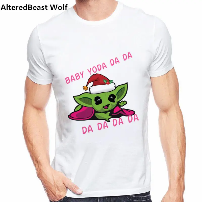 as picture Детские йода Мандалорское Охота лягушки pokemon Забавные топы для мужчин футболка homme, на каждый день, с короткими рукавами и принтом детская футболка Yoda одежда - Цвет: as picture