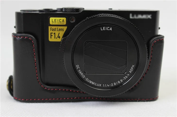 Кожаный чехол для камеры полусумка Panasonic LX10 LUMIX | Электроника