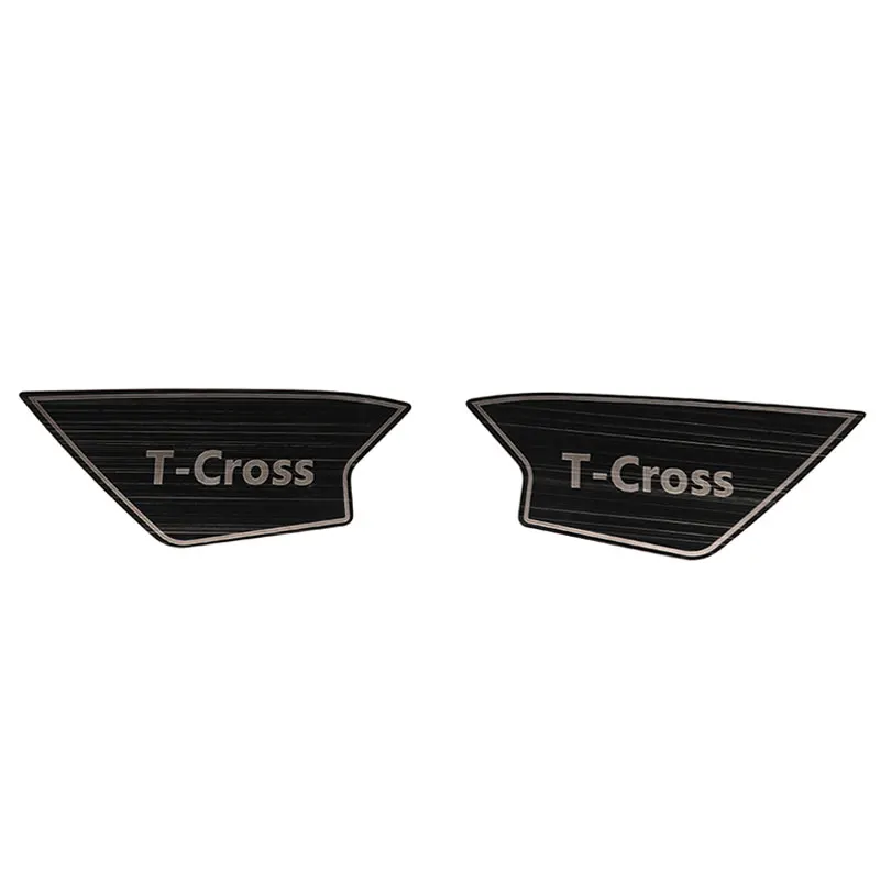 

4pcs Stainless Steel Car Interior Door Handle Inner Bowl Cover Protection Emblem Sticker For Volkswagen T-cross 2019-2021