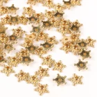 300 шт. подвески, фатимные бусины, шапочки, материал CCB, золотистые и Серебристые разделительные бусины, концевые Обжимные бусины, аксессуары для браслета