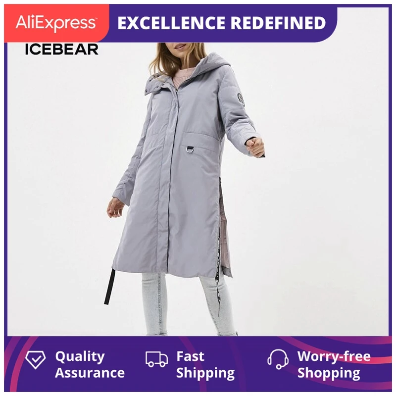 

2021 Женская Осенняя куртка, качественное Женское пальто, Длинная женская парка, брендовая одежда Gwc20066i