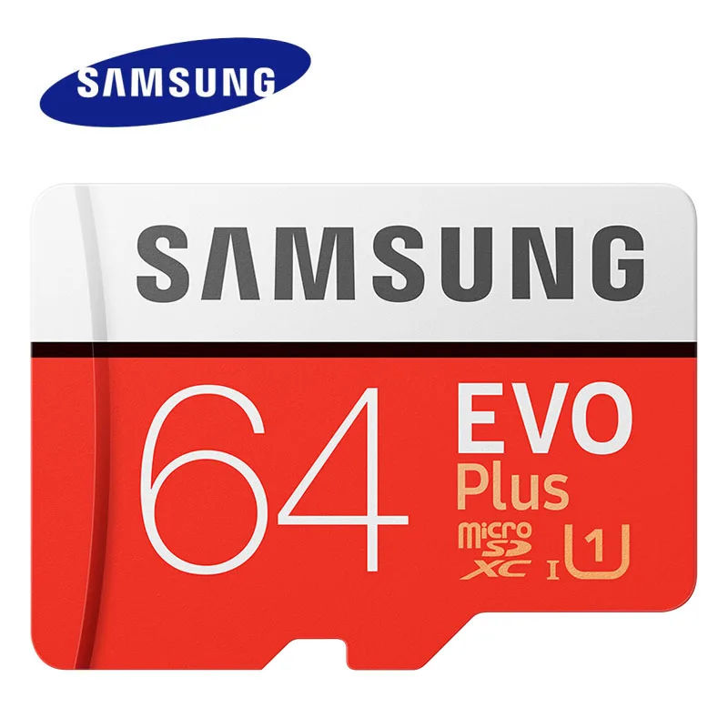 100% оригинал SAMSUNG microSD EVO Plus Class 10 U3 64 Гб 128 ГБ 256 для смартфона планшета камеры TF карты