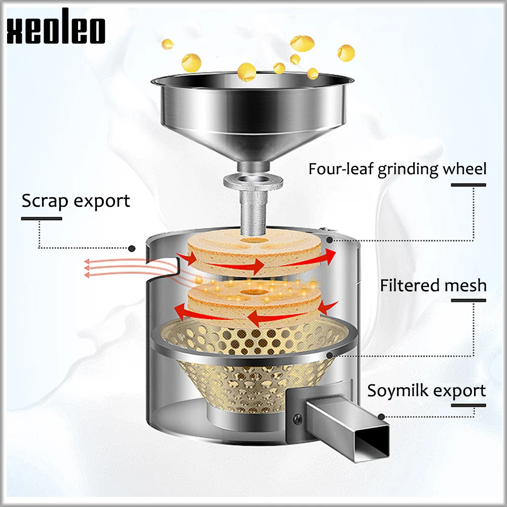 XEOLEO шлифовальный соевая машина экстракт соевых бобов станок