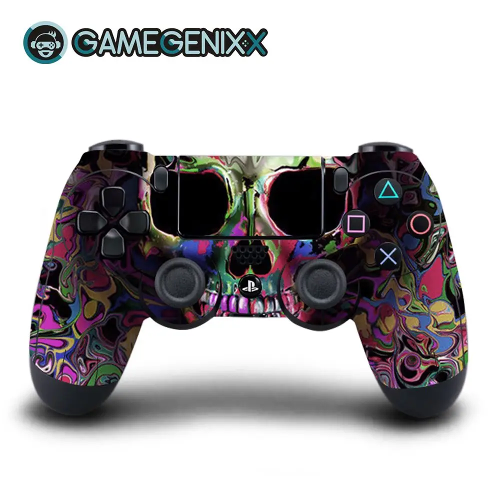 GAMEGENIXX виток винилопласта с наклейкой Крышка для Playstation PS4 контроллер Daulshock 4