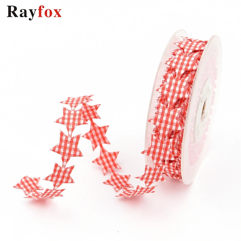 Рождественское украшение 2 5 метров снежинка/звезда ленты тканевые украшения