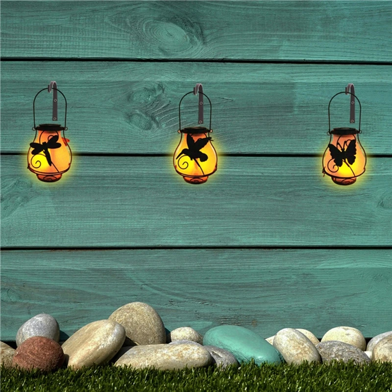 

Outdoor Hanging Flame Lantern Waterproof Solar Decorative Lighting, Suitable For Garden And Courtyard Desktop Lighting Products
