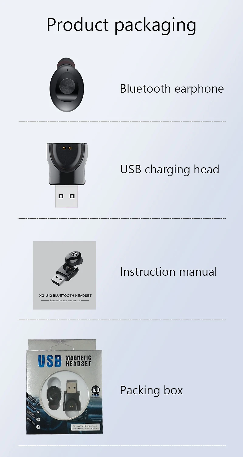 VVKing TWS 5,0, Bluetooth, беспроводные наушники, стерео наушники, наушники с микрофоном, Handsfree, USB, Спортивная гарнитура для Xiaom, iPhone, samsung