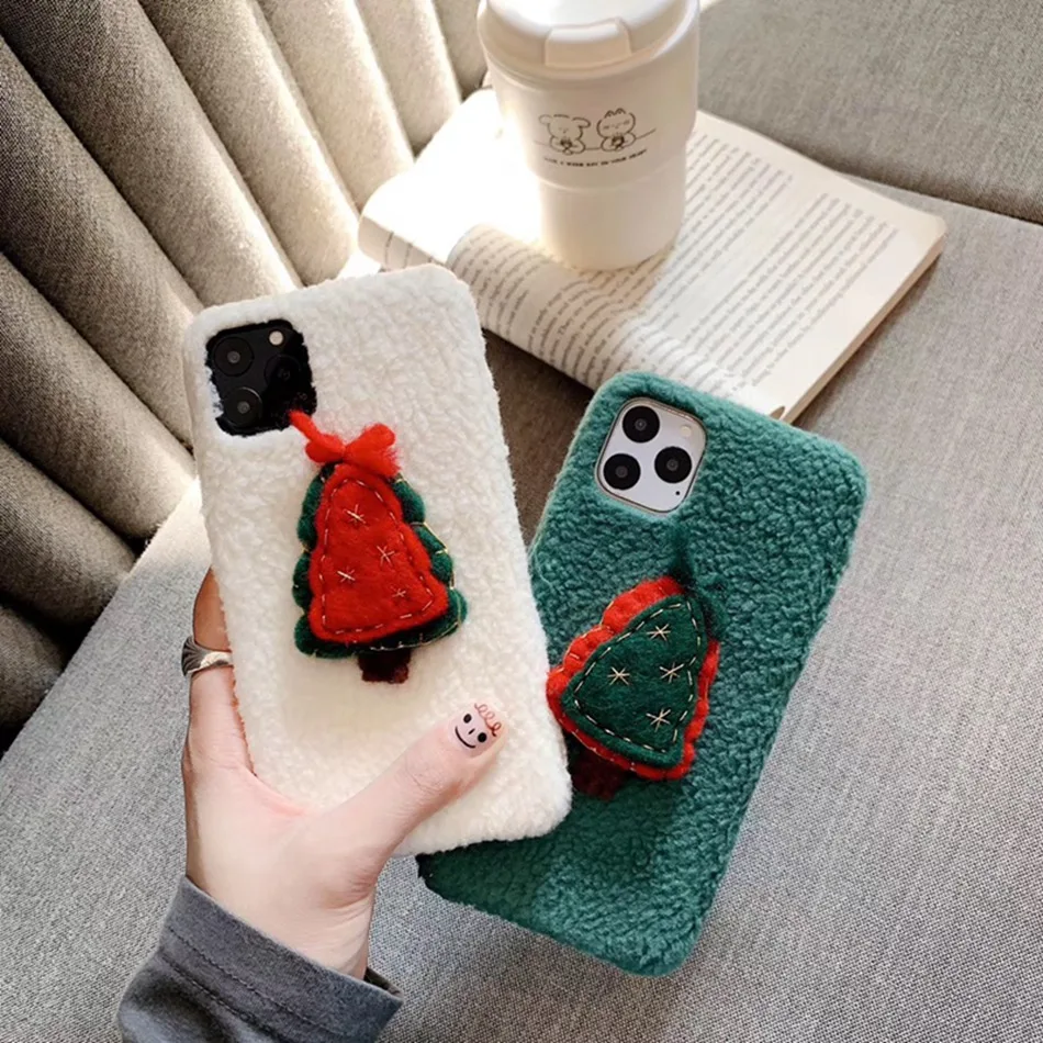 Милый чехол для IPhone 11 Pro Max Веселый Чехол с рождественской елкой XR X XS 6S 7 8 Plus