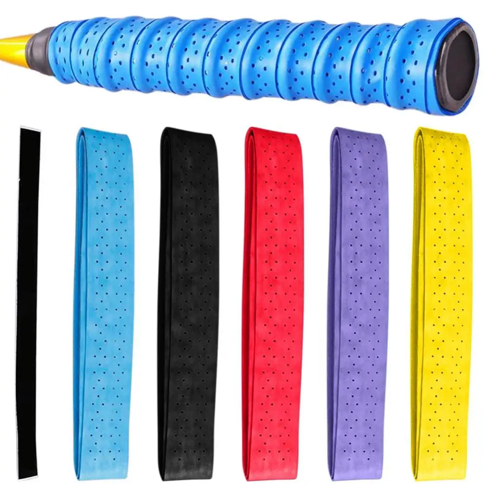 

Противоскользящая ракетка для бадминтона софтбола с резиновой ручкой, бандажная лента для бадминтона, аксессуары для игры в теннис