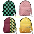 Рюкзак Kamado Tanjirou для девочек, брезентовый школьный ранец для ноутбука Tomioka Giyuu Nezuko для косплея