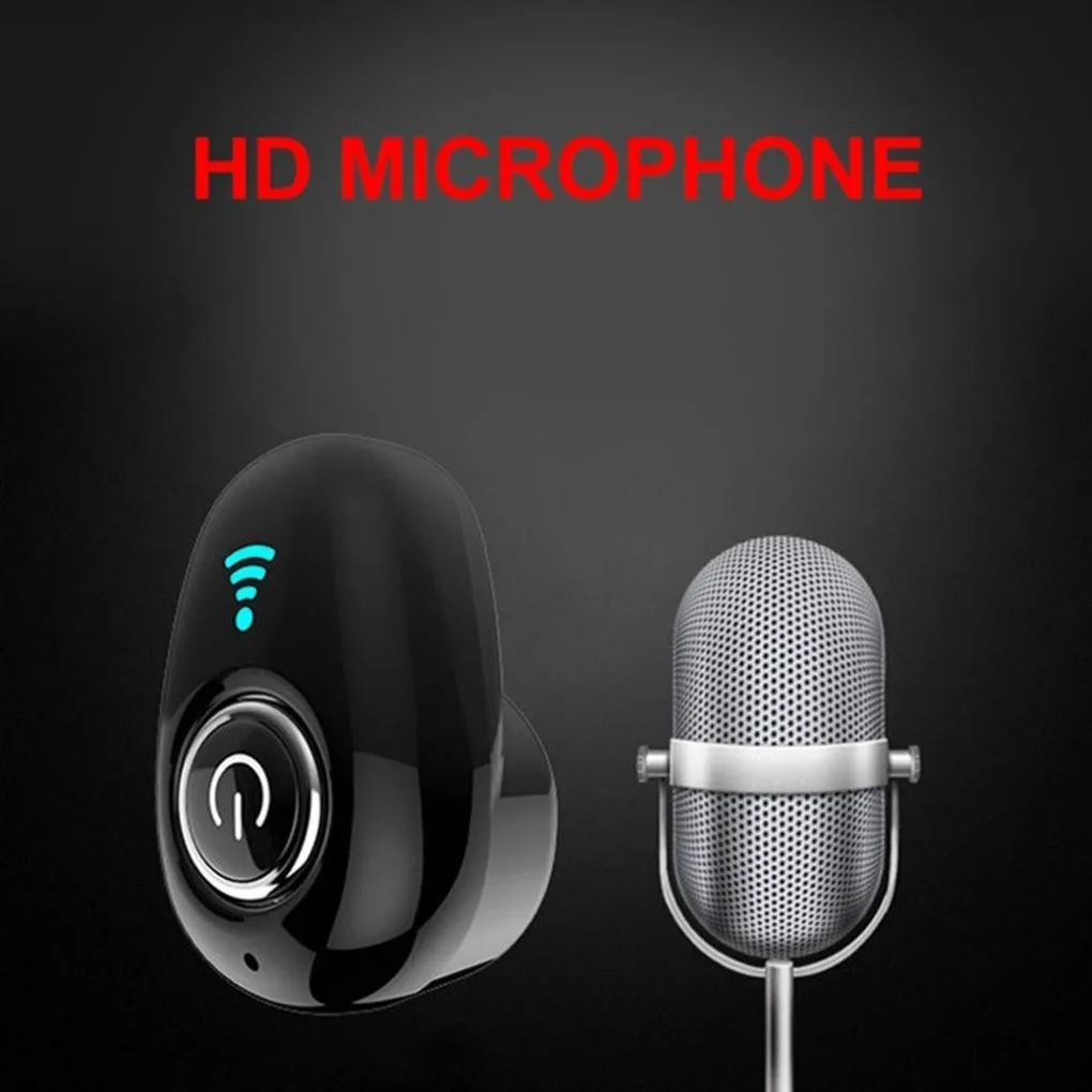 

Mini Invisible Ture Wireless Earphone Noise Cancelling Bluetooth Headphone Handsfree Stereo Headset TWS Earbud With Microphone