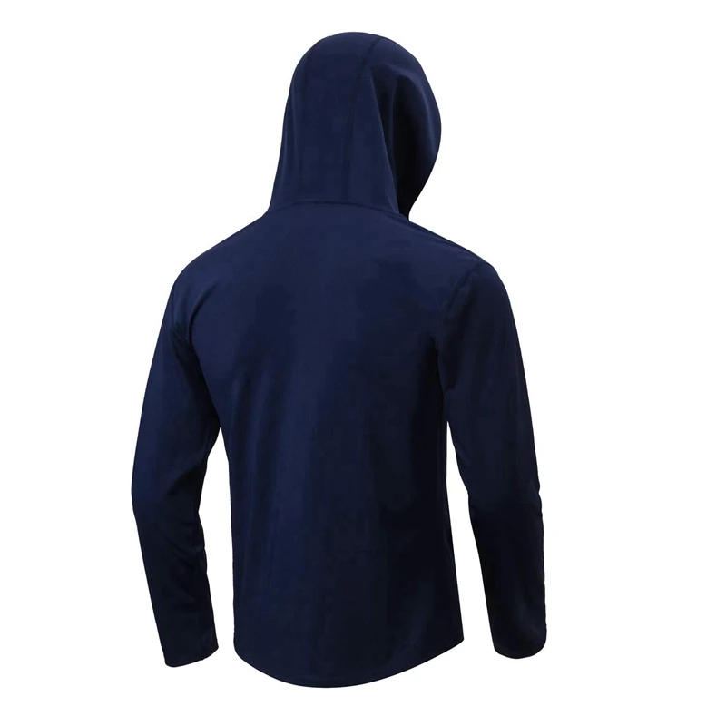 Men's Hooded Sweat shirts Long Sleeve Outerwear Bodybuilding Sport T-shirt Quick Dry Running Shirt Long Sleeve Compression Top