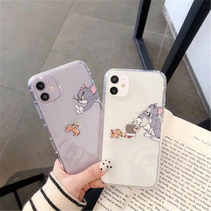 Новинка! Мультяшный чехол для телефона iPhone X XS Max XR с милым котом Томом iphone 8 7 6 6S Plus