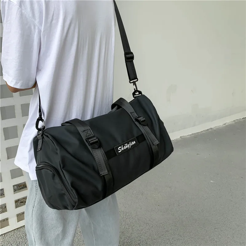 

Fitness bag sports training bag men's large capacity business trip hand luggage dry wet separation bag