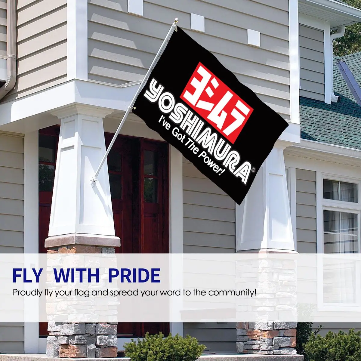 Yoshimura 6 флагов баннер для дома и улицы Подарочный флаг вечерние гоночный