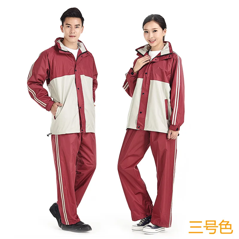 Креативный комплект из пальто и брюк для взрослых дождевик пончо Женское мужское