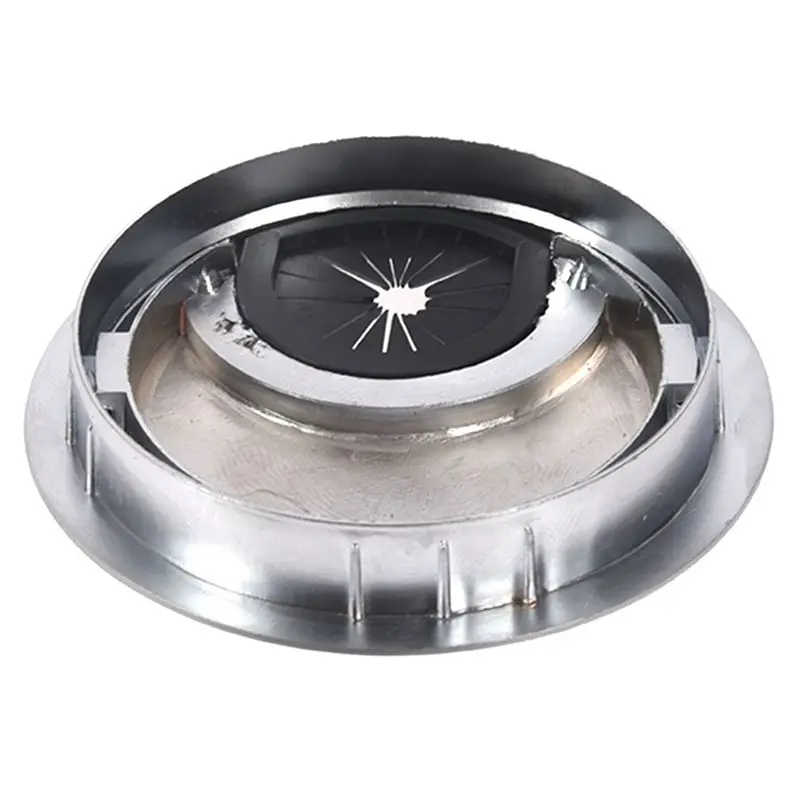 Металлическая круглая диаметром 60 мм цвет серебристый | Мебель