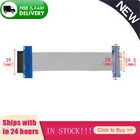 Удлинитель PCI-E Express 1X4X слот Райзер-карта удлинитель ленточный адаптер кабель для майнера биткоинов Прямая доставка Высокое качество