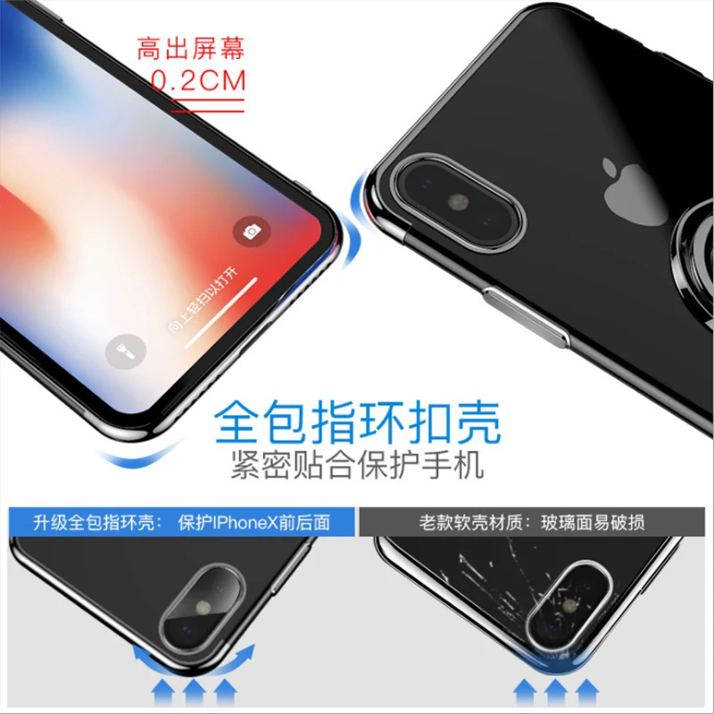 for iphone phone 6 6s 7 8 11 pro max xr x s xs case TPU Silicone Cover Coque Fundas Smart cover Mobile protective |