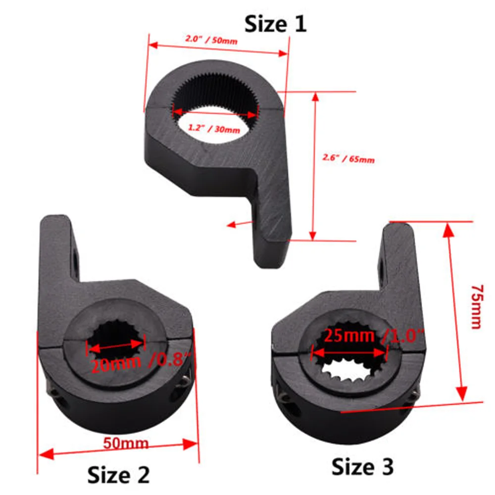 2 Pk 1 светодиодный кронштейн для рулона крыши фонарь в клетке зажимы трубка 19 мм ~ 25