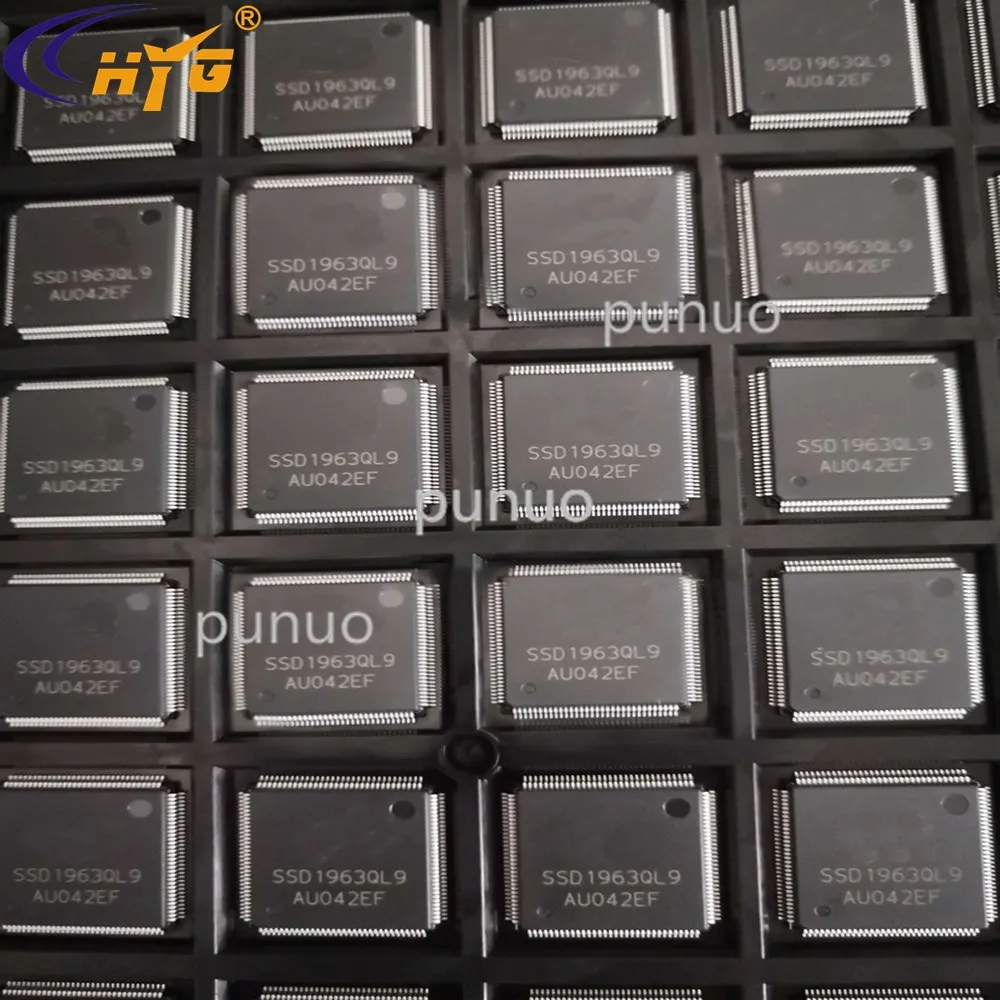 Оригинальный аутентичный SSD1963QL9 Инкапсуляция TQFP128 1215KB встроенный дисплей SRAM TFTLCD