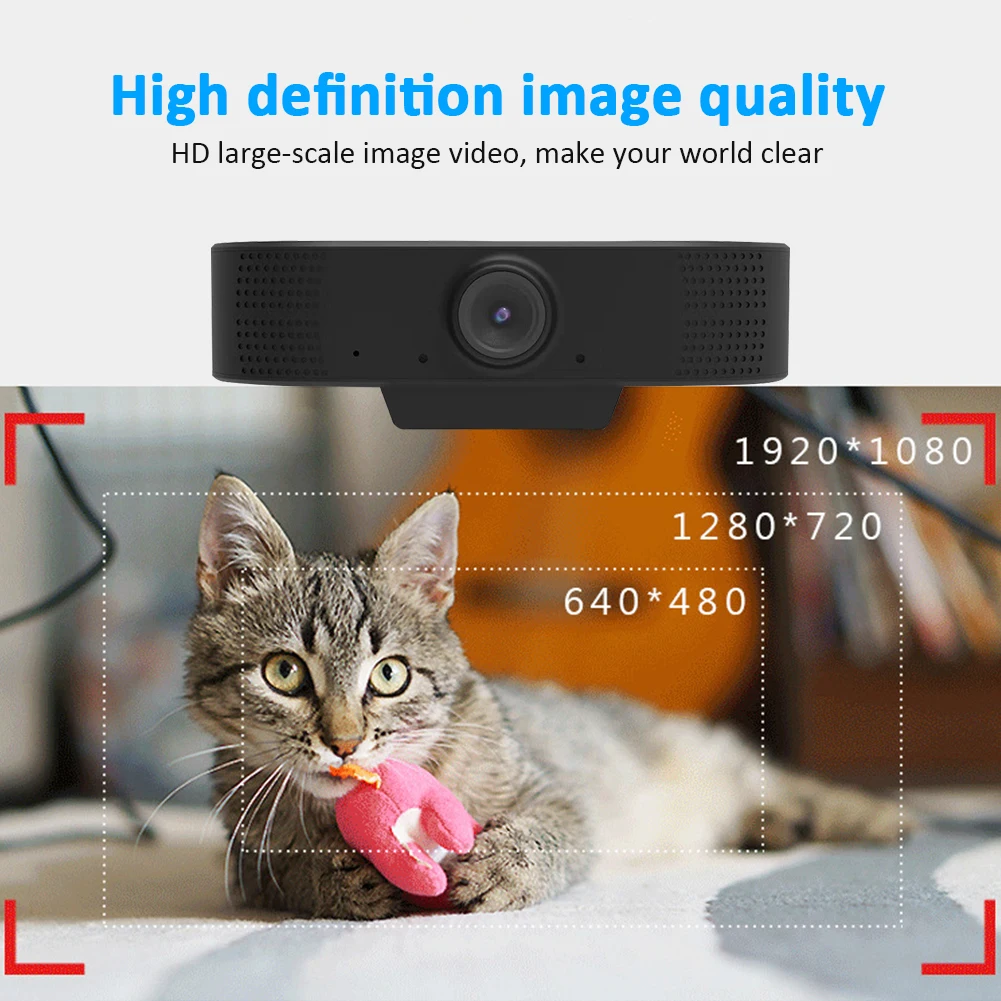 2MP 1080P HD веб-камера USB с микрофоном для Windows Android Linux ноутбук Настольный компьютер