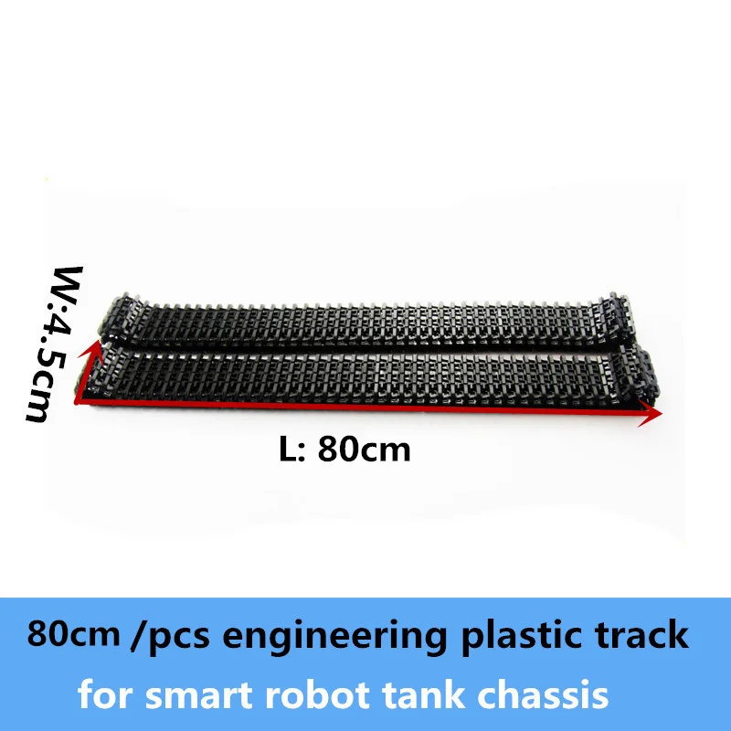 80 см Инженерная пластиковая дорожка для Smart Rc Tank шасси деталь ленточный конвейер
